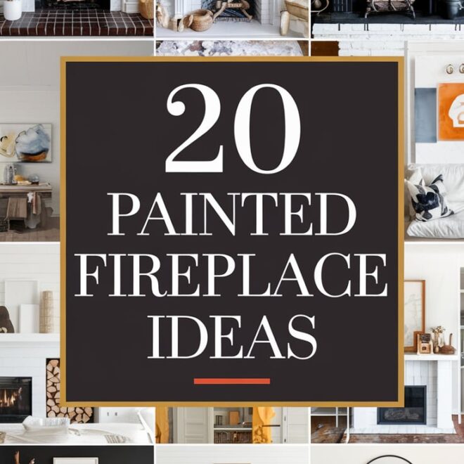 20 Painted Fireplace Ideas to Transform Your Living Space