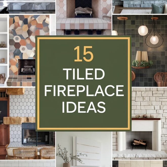 15 Tiled Fireplace Ideas to Transform Your Living Space