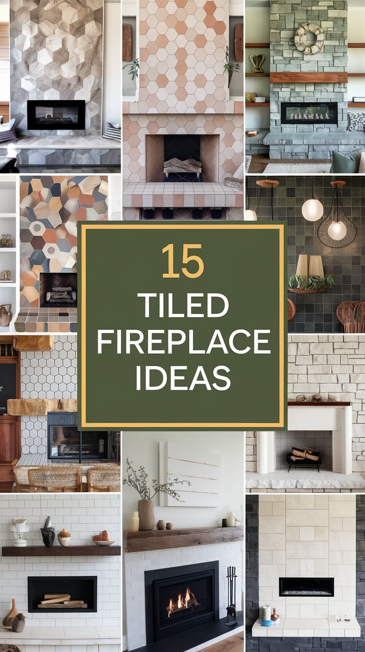 15 Tiled Fireplace Ideas to Transform Your Living Space