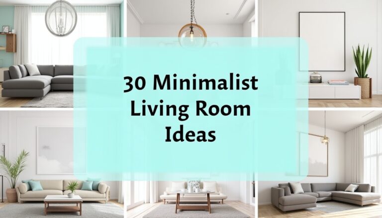 30 Minimalist Living Room Ideas for a Serene  Space