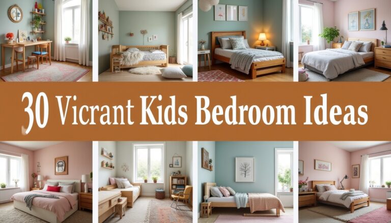 30 Vibrant Kids Bedroom Ideas