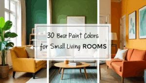 30 Best Paint Colors For Small Living Rooms