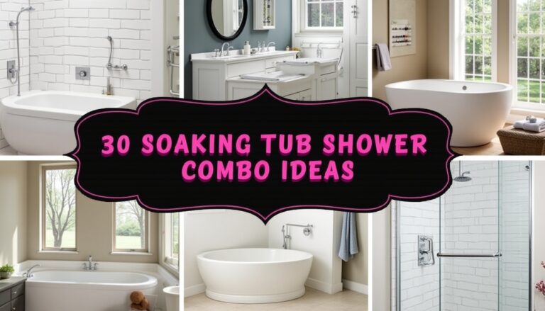 30 Soaking Tub Shower Combo Ideas