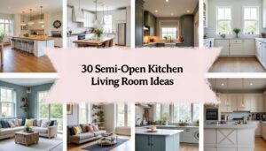 30 Semi-Open Plan Kitchen Living Room Ideas