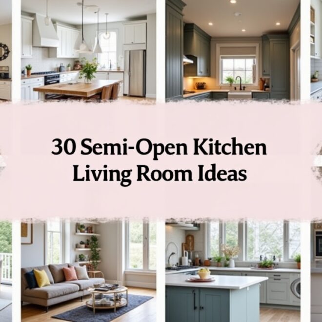 30 Semi-Open Plan Kitchen Living Room Ideas