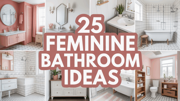 25 Feminine Bathroom Ideas