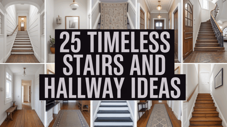 25 Timeless Stairs And Hallway Ideas