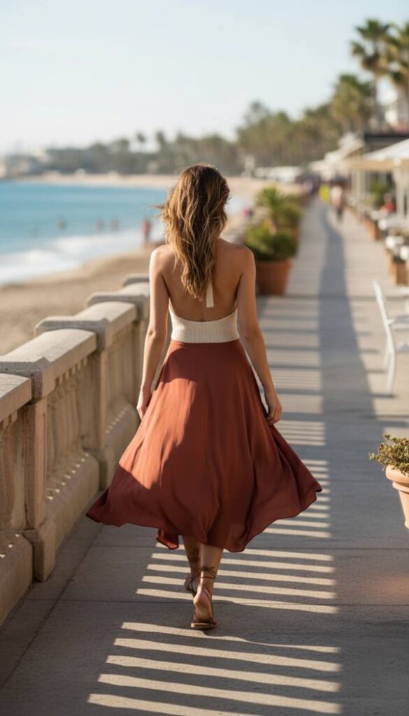 Modern Asymmetrical Hem Elegance