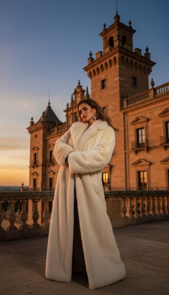 The Dramatic Faux Fur Coat