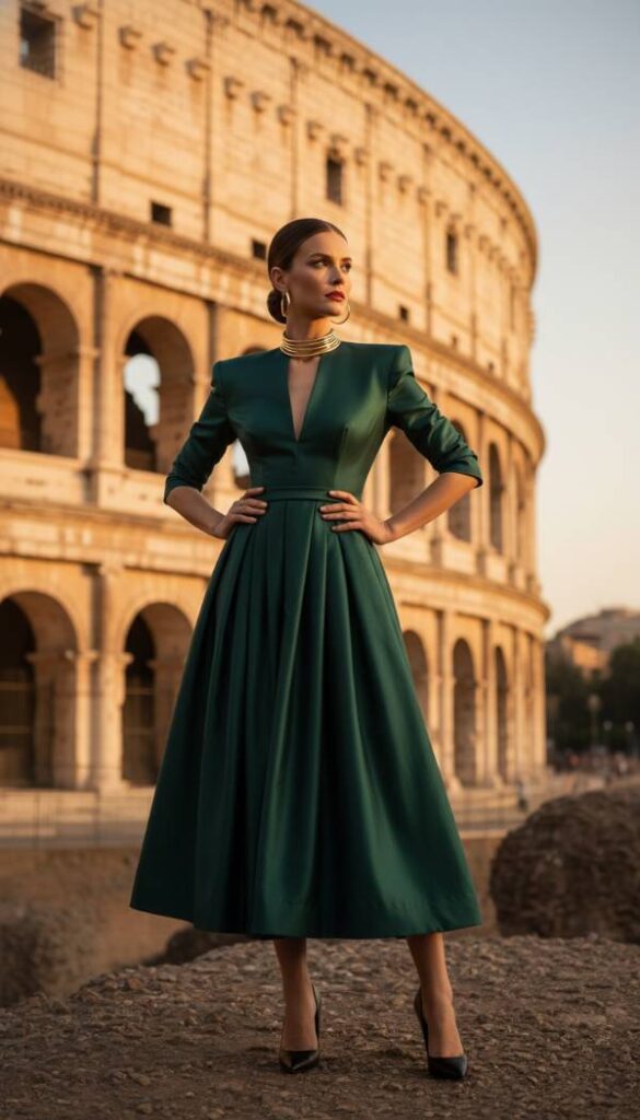 The Structured Midi Dress