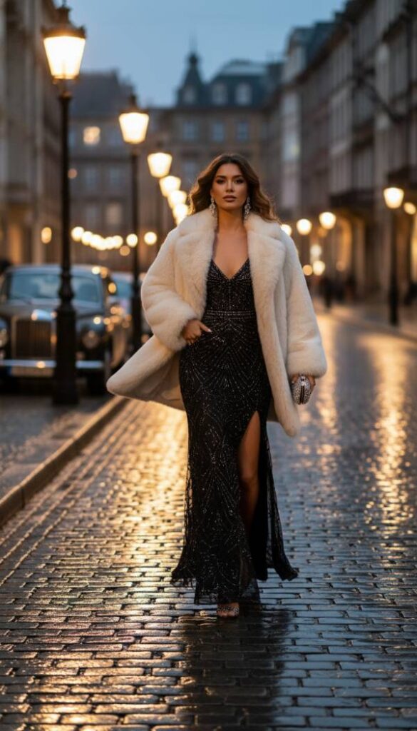 Oversized Faux Fur Coat