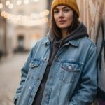 17  Winter Jeans Jacket Outfits For The Modern Lady