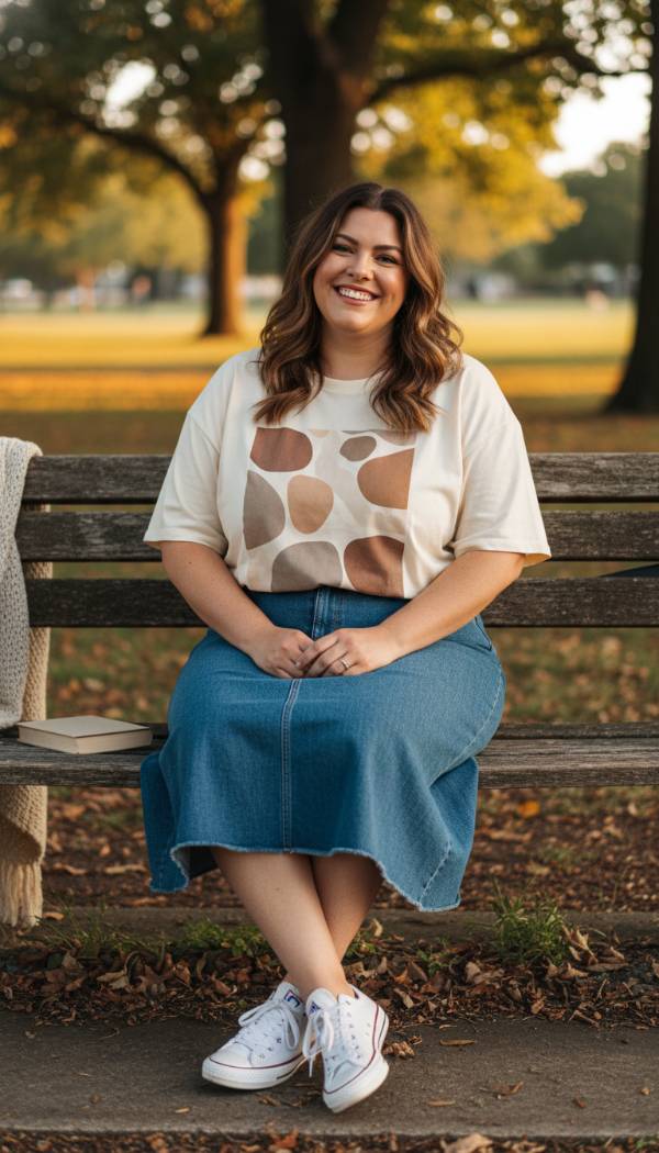 16 Sneaker Outfit Ideas For The Plus Size Woman