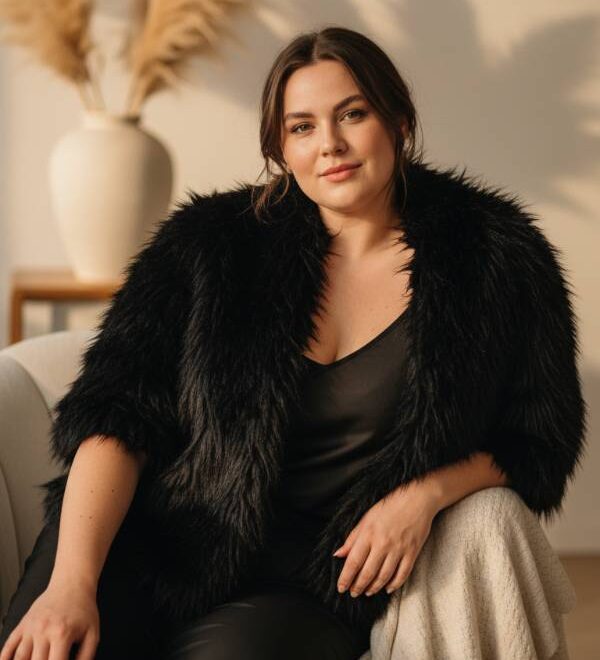 15 All Black Plus Size Winter Outfits That Redefine Sophistication