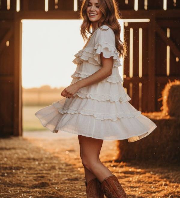 15 Essential Dresses To Wear With Cowboy Boots