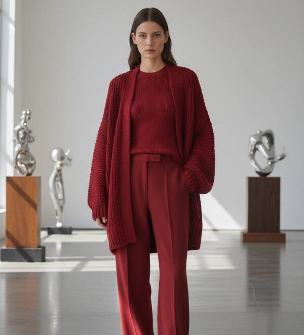 15 Exquisite Red Cardigan Outfits For Ladies: Elevating Your 2024/2025 Wardrobe