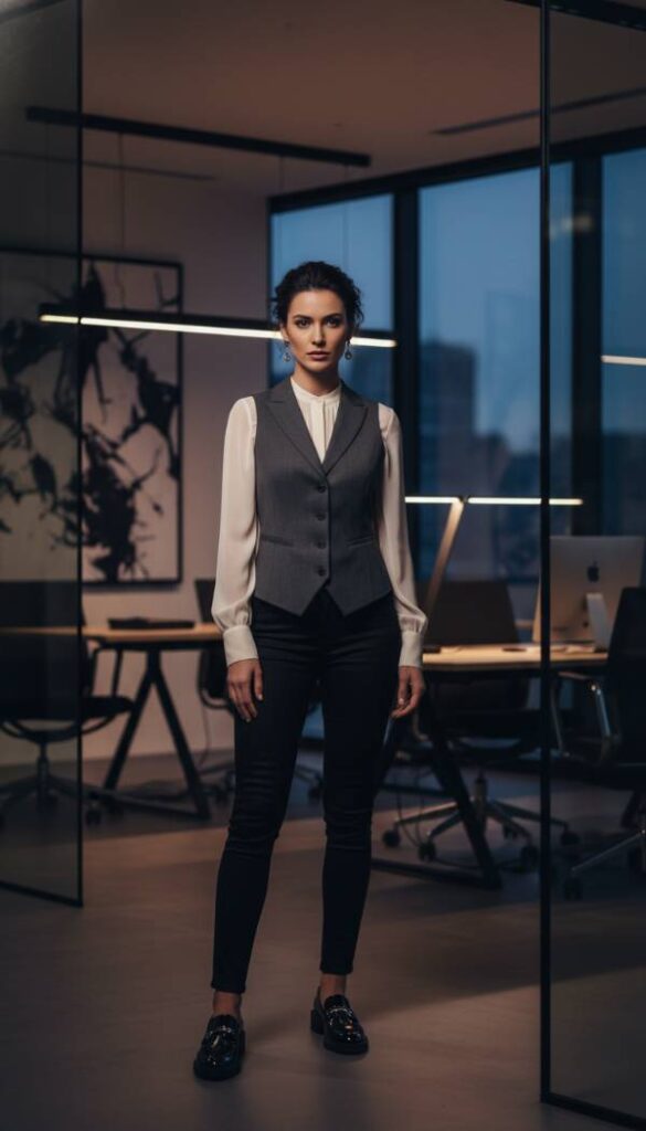 Office Siren Tailored Vest