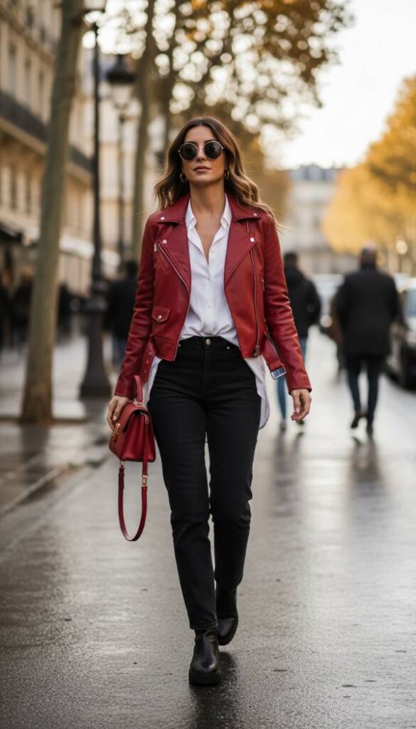 Cherry Red Accent Statement