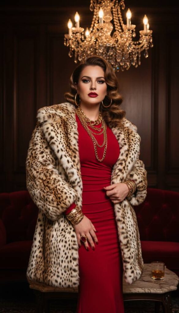 The Mob Wife Crimson Allure