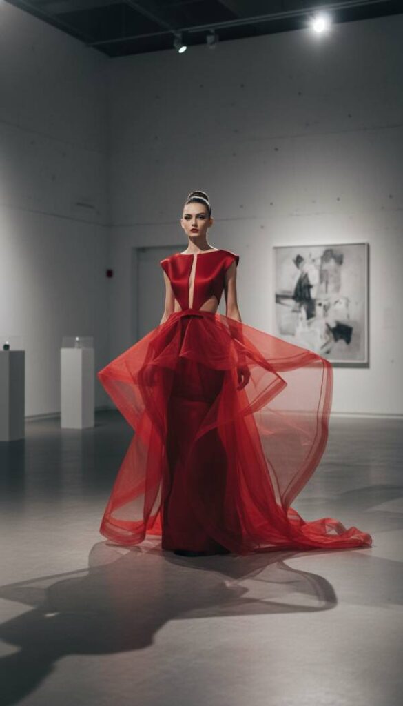 Avant Garde Veiled Crimson