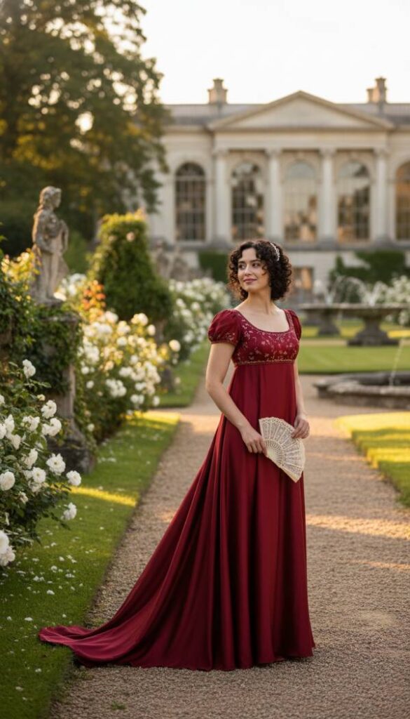 Regencycore Crimson Romance