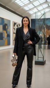 15 Stunning Black Leather Pants Outfits: The Epitome Of Modern Elegance