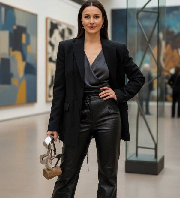15 Stunning Black Leather Pants Outfits: The Epitome Of Modern Elegance