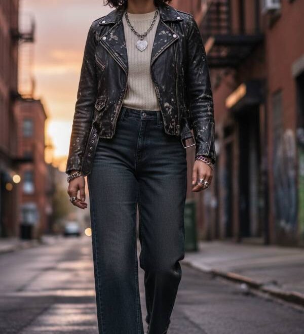 15 Trendy Leather Jacket Outfits : Elevated Style For 2026 And Beyond