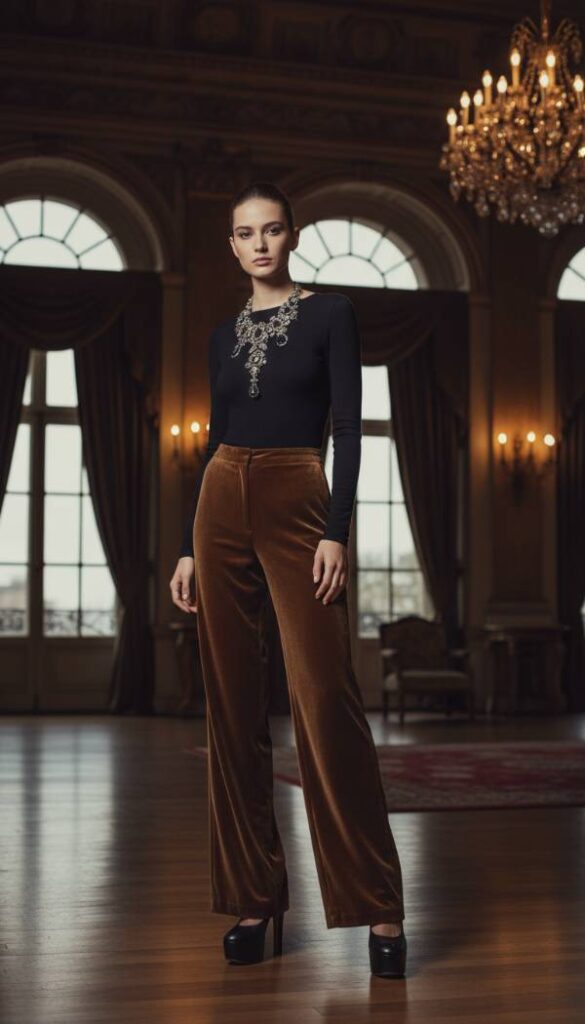The Velvet Statement Trouser