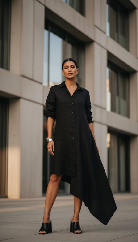 Asymmetric Hem Avant Garde