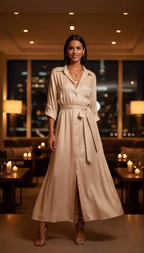 Subtle Metallic Threading