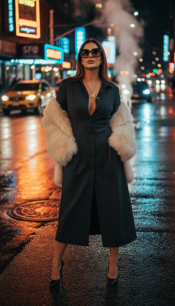 Mob Wife Faux Fur Opulence