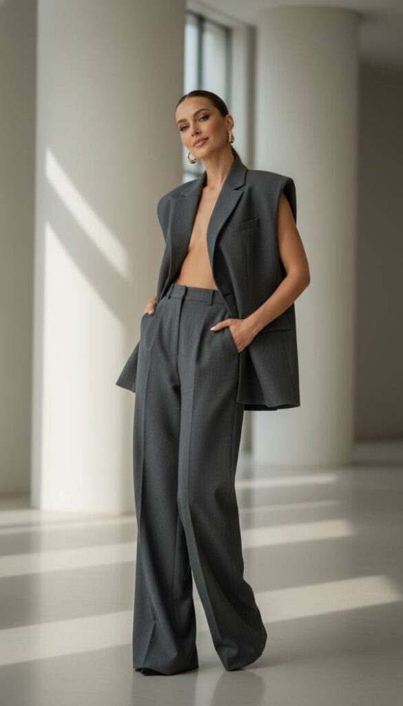 The Oversized Structured Vest