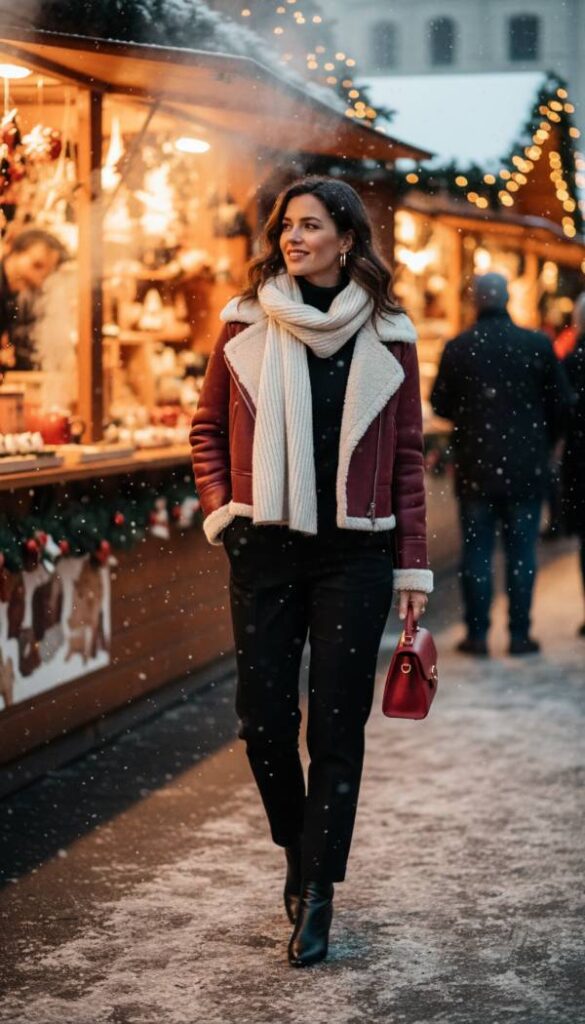 The Cropped Shearling Jacket