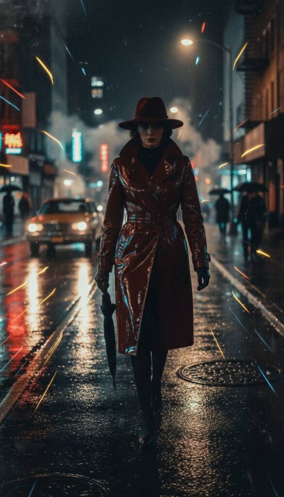 The Patent Leather Trench Coat