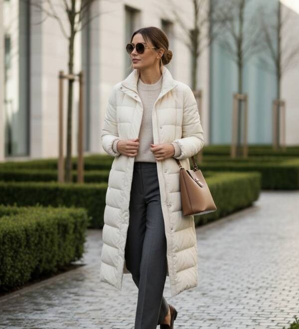 15 Trendy Long And Cropped Puffer Jacket Outfits: A High Fashion Edit