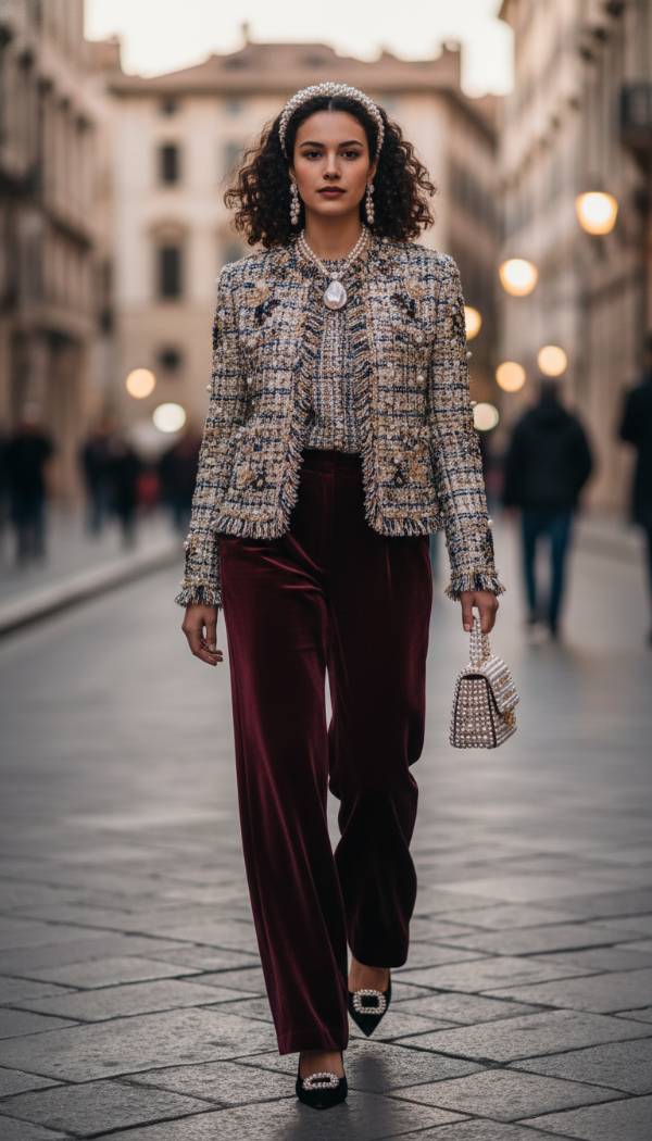 Elevate Your Wardrobe: 15 Classy Tweed Jacket Outfits That Define Sophistication