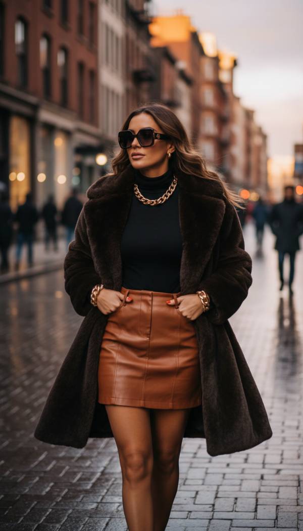 Unveiling Chic: The Definitive Guide To Brown Mini Skirt Outfits
