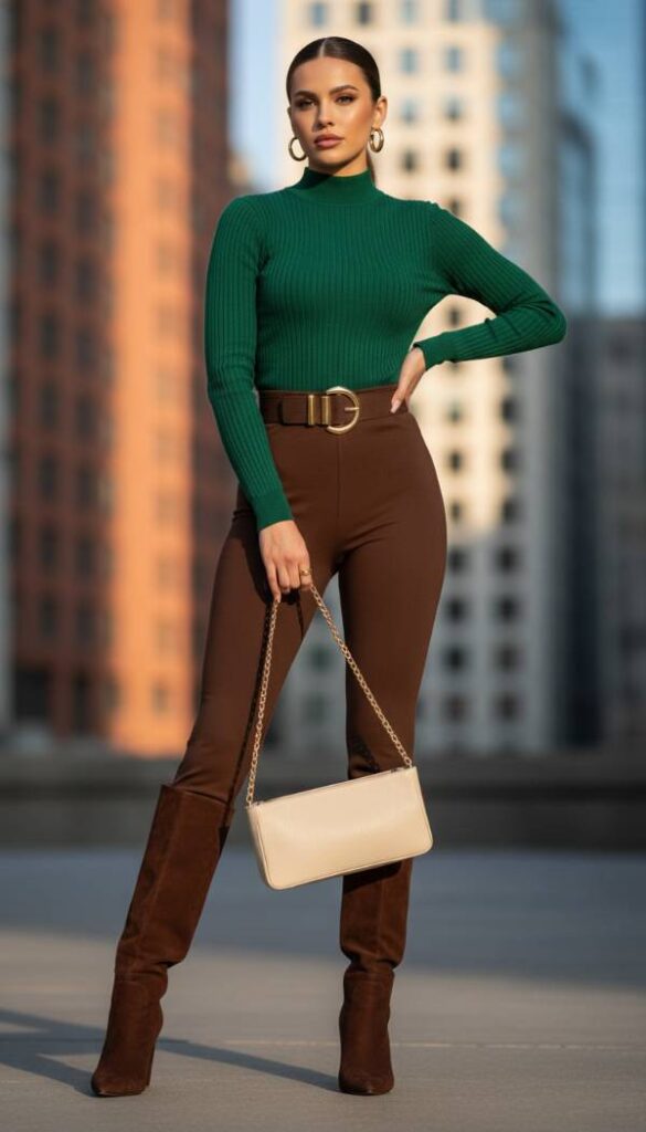 Belted Artistry Silhouette