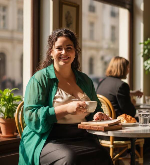 15 Exquisite Plus Size Coffee Date Outfits : Elevate Your Style