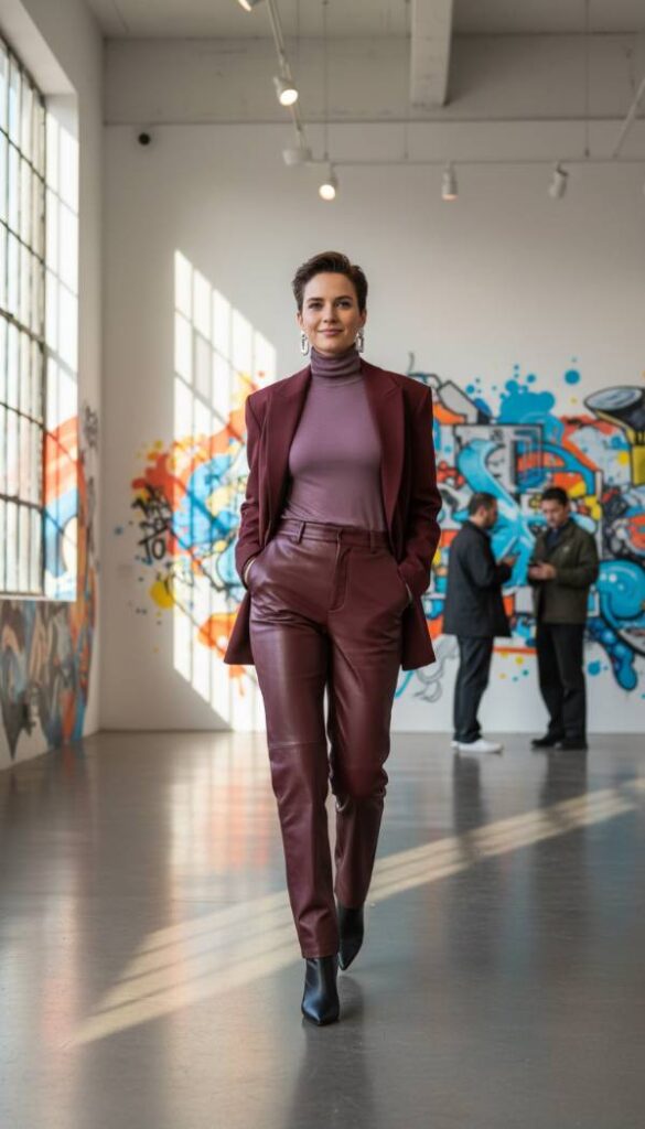 The Statement Leather Trousers